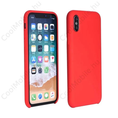 Xiaomi Redmi Note 6, Szilikon Soft hátlap tok, Piros