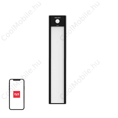Yeelight Closet Light Szekrényvilágítás mozgásérzékelővel, 20 cm, 4000K (fekete)