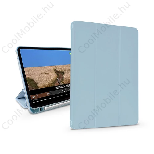 Devia Leather tablet tok (Smart Case) - Apple iPad 10.2 (2019/2020/2021) - kék