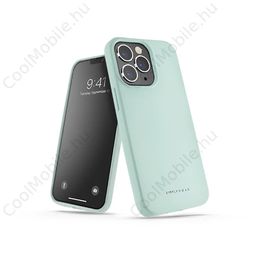 Apple iPhone 13 Pro Max szilikon hátlap - Roar Space - égszínkék