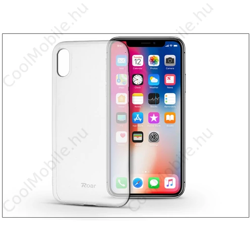 Roar All Day Full 360 szilikon tok - Apple iPhone X/XS - átlátszó