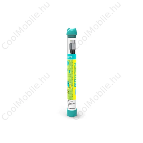 Devia Gracious Series Tube PD 27W Type-C/Lightning adat-és töltőkábel 1m - fekete