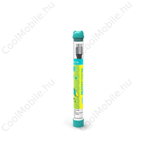 Devia Gracious Series Tube PD 60W Type-C/Type-C adat-és töltőkábel 1m - fekete