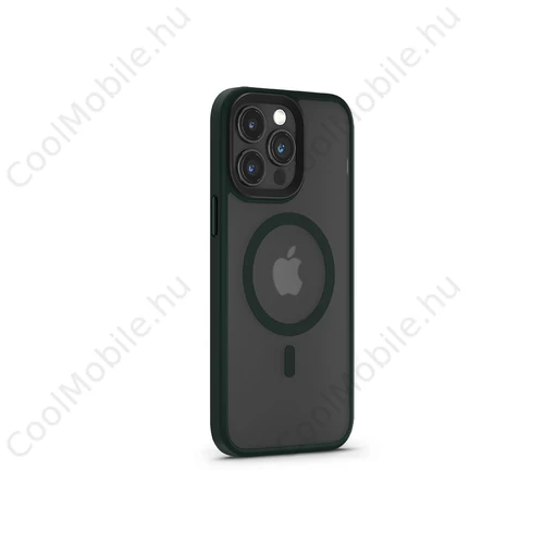 Devia Pino Series Magnetic ütésálló tok - Apple iPhone 15 - zöld