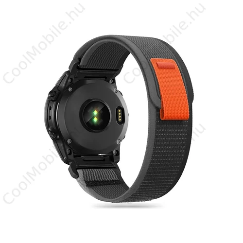 Tech-Protect Nylon Garmin Fenix 3/5X/3HR/5X Plus/6X/6X Pro/7X szíj - fekete