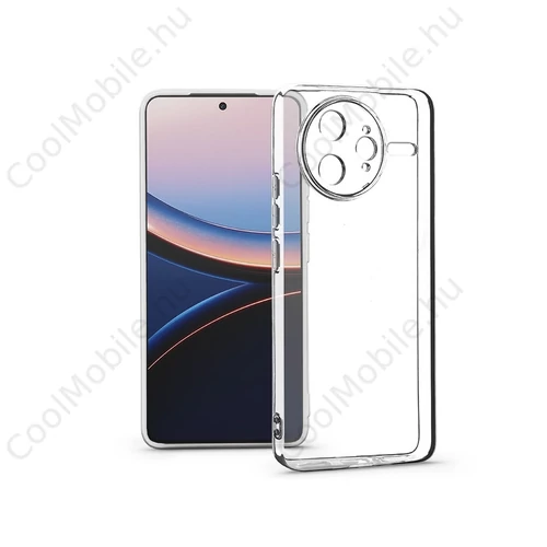 Haffner Clear Case kameravédős szilikon tok - Xiaomi Poco F7 Ultra - átlátszó