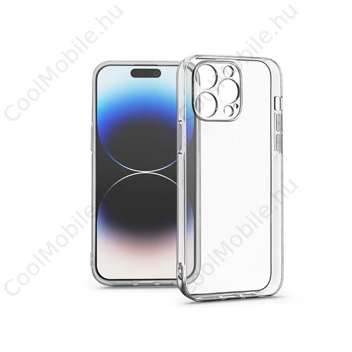Haffner Clear Case szilikon tok - Apple iPhone 14 Pro - átlátszó