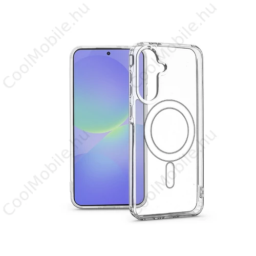 Haffner Clear Mag Cover szilikon tok - Samsung Galaxy SM-A366 A36 5G - átlátszó