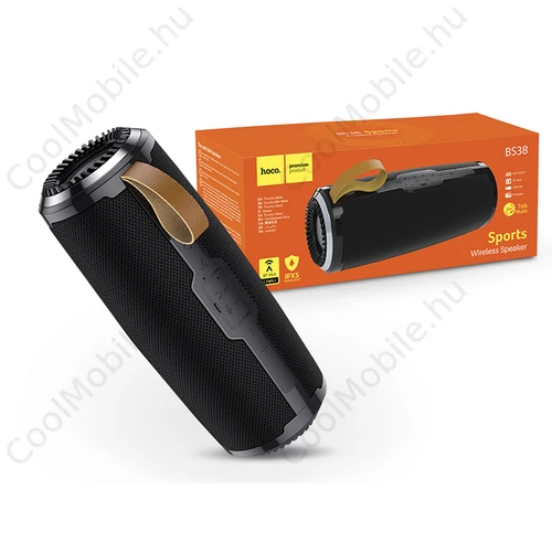 HOCO vezeték nélküli bluetooth hangszóró - HOCO BS38 Sport Wireless Speaker - fekete