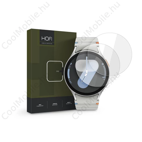 HOFI Glass Pro+ - Samsung Galaxy Watch 4 / 5 / 6 / 7 (44 mm) üvegfólia - 2 db/cs - átlátszó