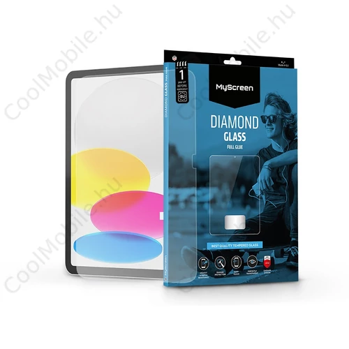 MyScreen Diamond Glass Full Glue - Apple iPad 10.9 (2022)/ iPad 11 (2025) üvegfólia
