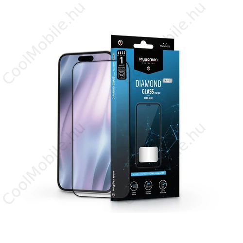 MyScreen Diamond Glass Lite Edge 2.5D Full Glue - Apple iPhone 17 Air üvegfólia