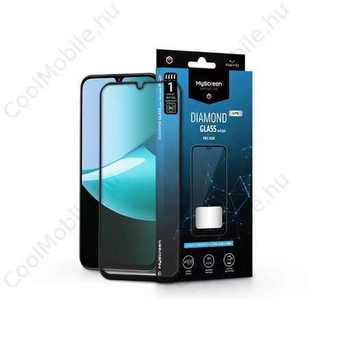 MyScreen Diamond Glass Lite Edge 2.5D Full Glue - Xiaomi Redmi 15C/15C 5G üvegfólia