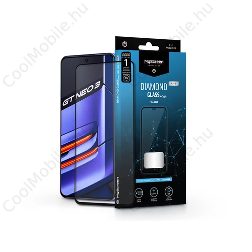 MyScreen Diamond Glass Lite Edge 2.5D Full Glue - Realme GT Neo 3 üvegfólia