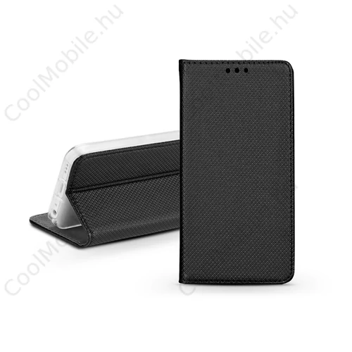 S-Book Flip bőrtok - Xiaomi Redmi Note 9T 5G - fekete
