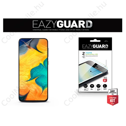 Samsung A305F Galaxy A30/A30s/A20/A50/M30 képernyővédő fólia - 2 db/csomag (Crystal/Antireflex HD)