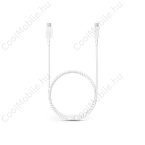 Samsung EP-DA705BWE gyári Type-C/Type-C adat- és töltőkábel 1m - fehér - ECO