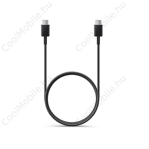 Samsung EP-DX510JBE gyári Type-C/Type-C adat- és töltőkábel 1,8m - 5A - fekete - ECO