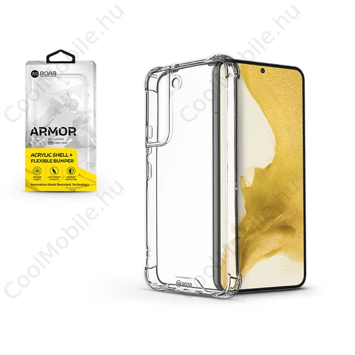 Samsung S901B Galaxy S22 5G szilikon hátlap - Roar Armor Gel - transparent