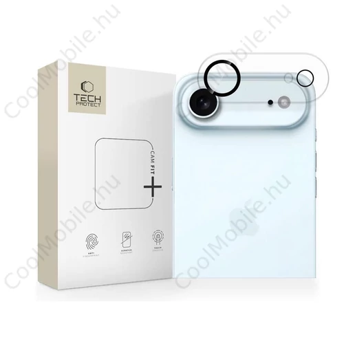 Tech-Protect Cam Fit+ hátsó kameralencse védőüveg - Apple iPhone Air - átlátszó