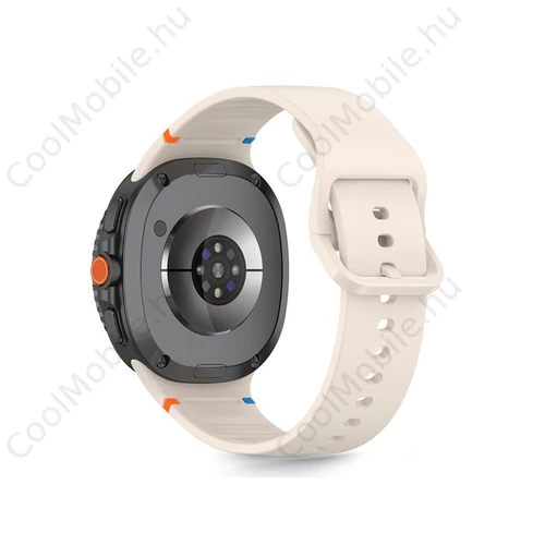 Tech-Protect - Samsung Galaxy Watch 8 / Classic szilikon szíj (40/44/46 mm) - starlight