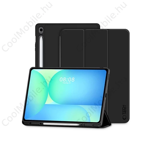 Tech-Protect tablet tok (Smart Case) - Samsung Galaxy Tab S10 FE+ 13.1 - fekete - ECO