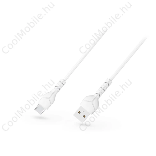 Devia Kintone Cable V2 Series 10W USB/Type-C adat-és töltőkábel 1m - fehér - ECO