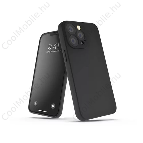 Haffner Soft szilikon tok - Xiaomi Redmi Note 12 5G/Poco X5 5G - fekete