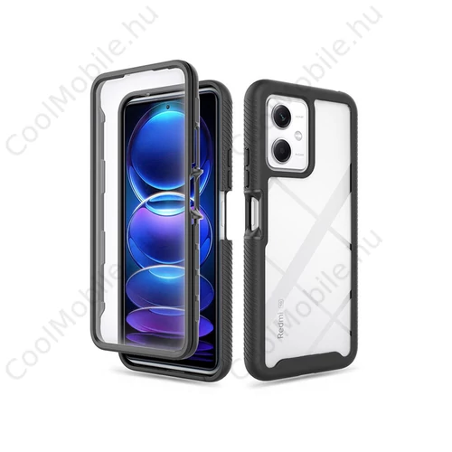 Tech-Protect Defense 360 ütésálló tok - Xiaomi Redmi Note 12 5G/Poco X5 5G - fekete