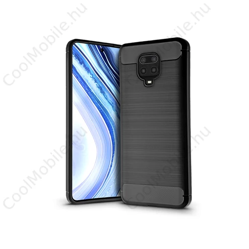 Xiaomi Redmi Note 9 Pro/Note 9 Pro Max/Note 9S szilikon hátlap - Carbon - fekete