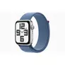Kép 1/3 - Apple Watch SE (2023) GPS 40mm ezüst alumíniumtok télkék sportpánt
