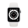 Kép 1/2 - Apple Watch Series 6 GPS 40mm ezüstszínű alumíniumtok, fehér sportszíj