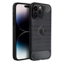 Kép 2/5 - Forcell Carbon Apple iPhone 16 Pro szilikon tok, fekete