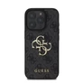 Kép 1/3 - Guess PU 4G Metal Logo Apple iPhone 16 Pro hátlap tok, szürke