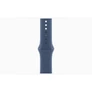 Kép 4/4 - Apple Watch SE (2024) 44mm ezüst alumínium tok, denim sportszíj M/L