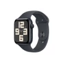Kép 1/3 - Apple Watch SE (2024) GPS 44mm fekete alumínium tok, fekete sportszíj S/M