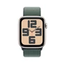 Kép 2/5 - Apple Watch SE (2024) GPS 44mm csillagfény alumínium tok, tózöld sportpánt