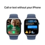 Kép 7/7 - Apple Watch Series 10 GPS 46mm ezüst alumínium tok, denim sportszíj (M/L)