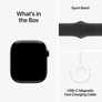 Kép 4/4 - Apple Watch Series 10 GPS 46mm fekete alumínium tok, fekete sportszíj (S/M)