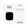 Kép 4/4 - Apple Watch Series 10 GPS 46mm rozéarany alumínium tok, rózsaszín sportszíj (M/L)