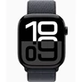 Kép 2/3 - Apple Watch Series 10 GPS 46mm (MWWR3) fekete alumíniumtok, tintaszínű sportpánt S/M