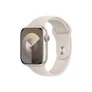Kép 1/4 - Apple Watch Series 9 GPS 45 mm csillagfény alumíniumtok, csillagfény sportszíj - S/M