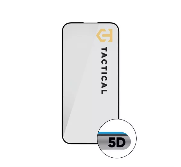 Tactical Glass Shield 5D Apple iPhone 15 kijelzővédő üvegfólia, fekete