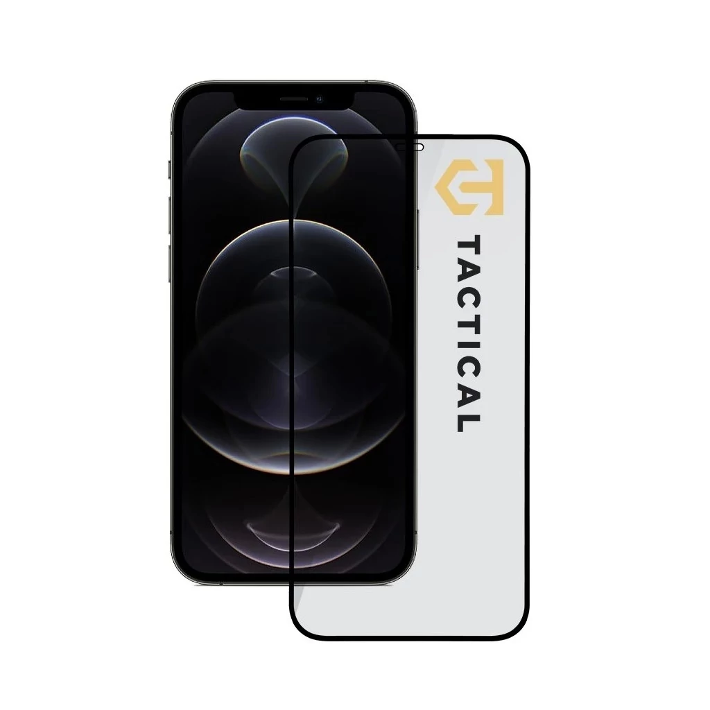 Tactical Glass Shield 5D Apple iPhone 12 Pro Max készülékhez fekete