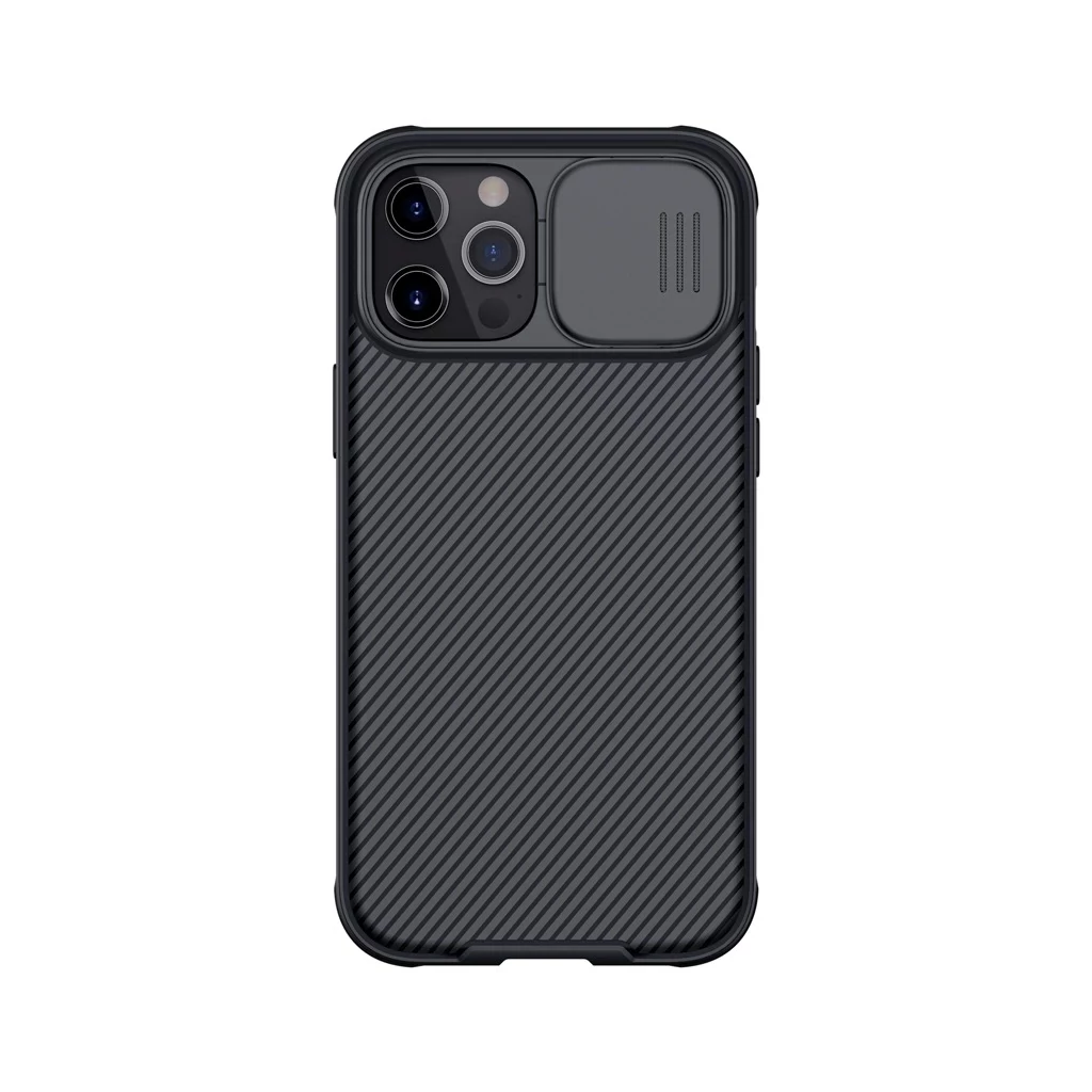 Nillkin CamShield PRO kemény tok Apple iPhone 12 Pro Max 6.7 készülékhez fekete