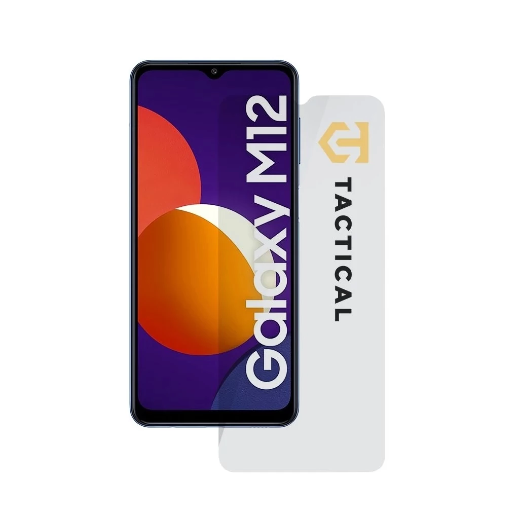 Tactical Glass Shield 2.5D Samsung Galaxy M12/A32 5G/A12/A02s készülékhez átlátszó