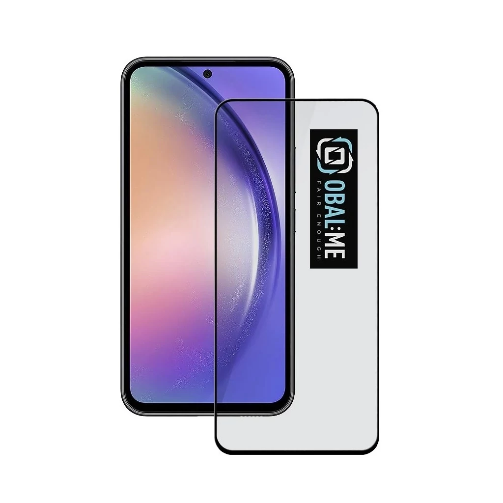 OBAL:ME 5D üvegkijelzővédő Samsung Galaxy A54 5G készülékhez fekete