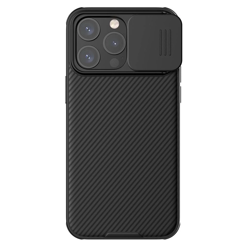 Nillkin CamShield PRO mágneses kemény tok Apple iPhone 15 Pro Max készülékhez fekete