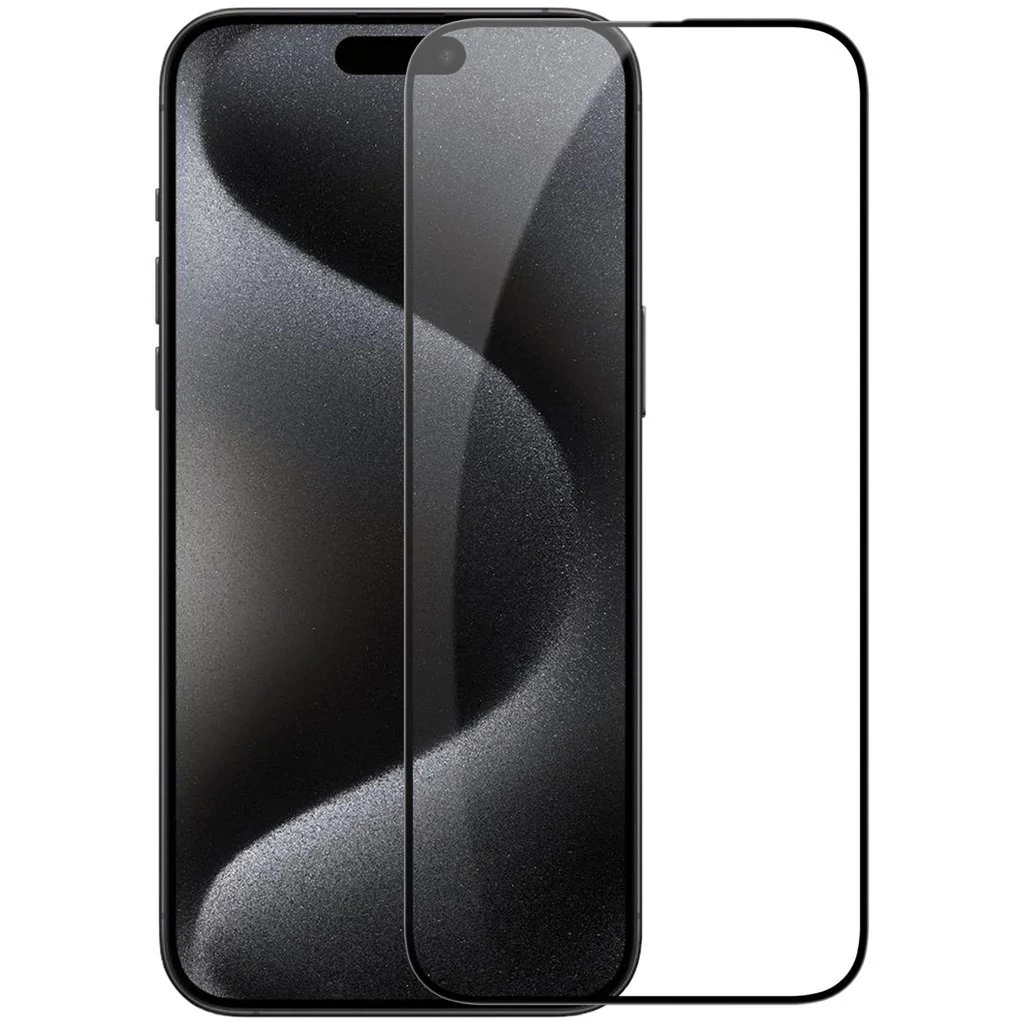 Nillkin edzett üveg kijelzővédő 2.5D CP+ PRO Apple iPhone 15 Pro Max készülékhez fekete