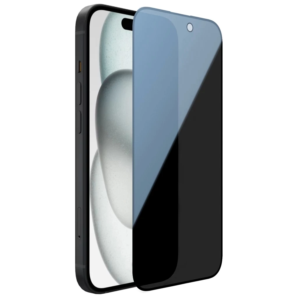 Nillkin edzett üveg kijelzővédő 0.33mm Guardian 2.5D for Apple iPhone 15 készülékhez fekete